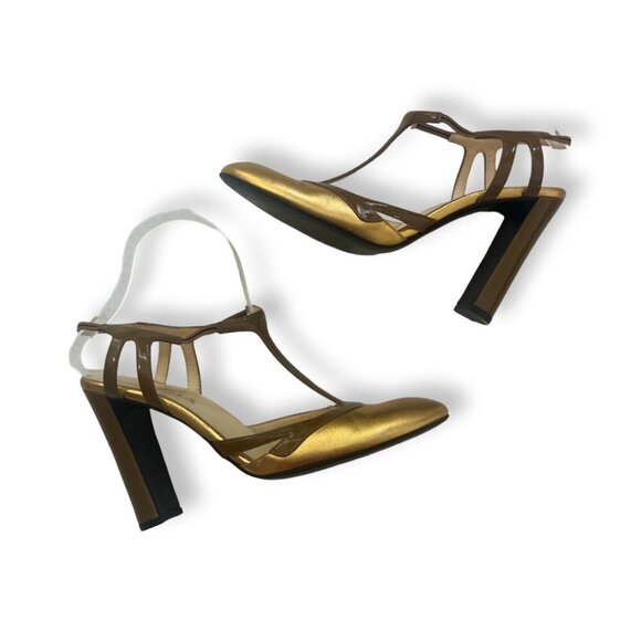 Vintage gold Prada heels size 38 - Picture 3 of 10